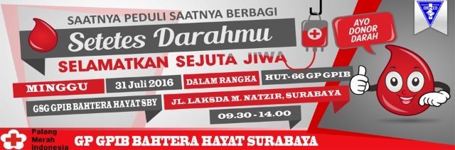 DONOR DARAH (HUT PELKAT GP KE-66, Minggu 31 Juli 2016)