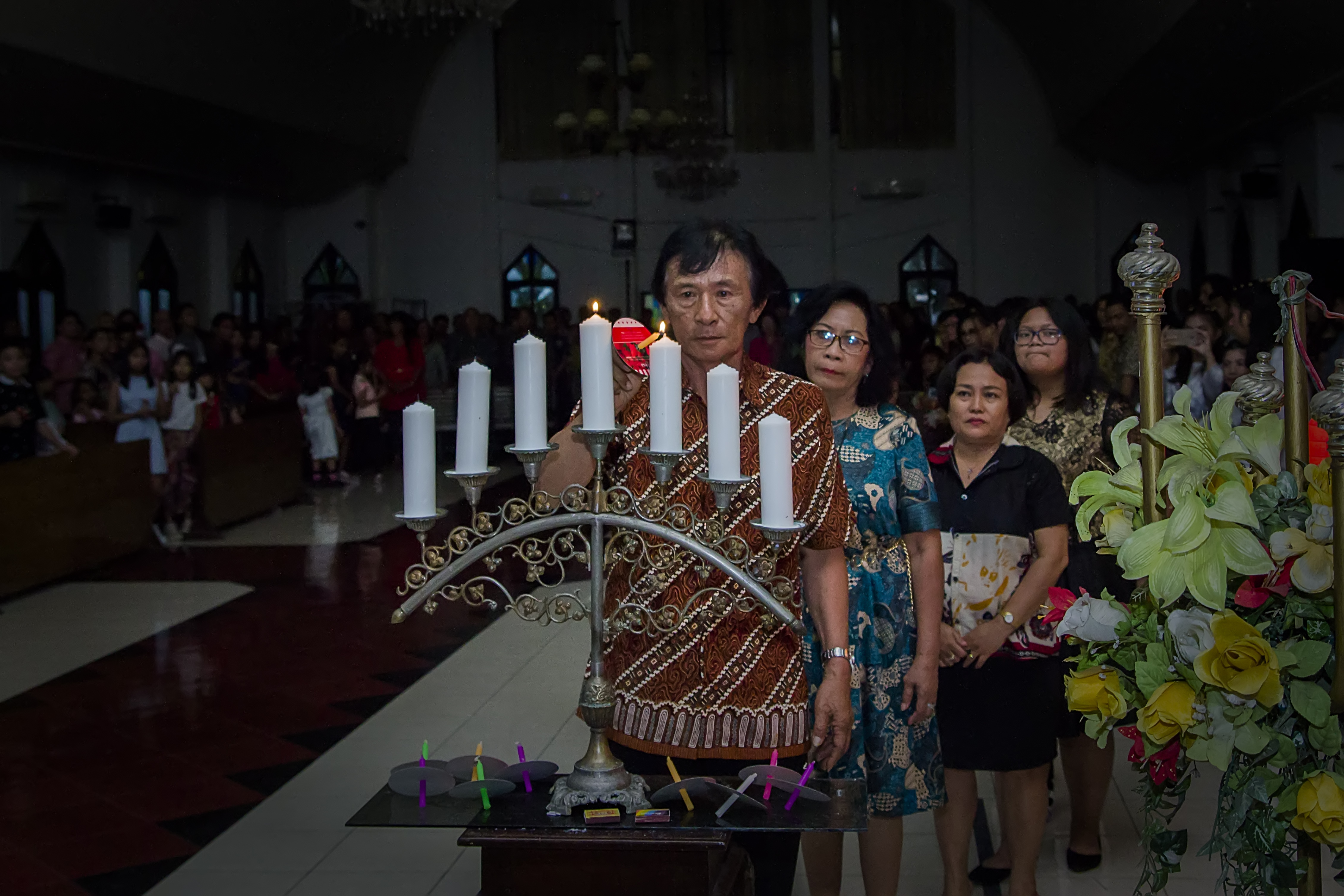Penyalaan Lilin Natal Penyalaan Lilin Natal