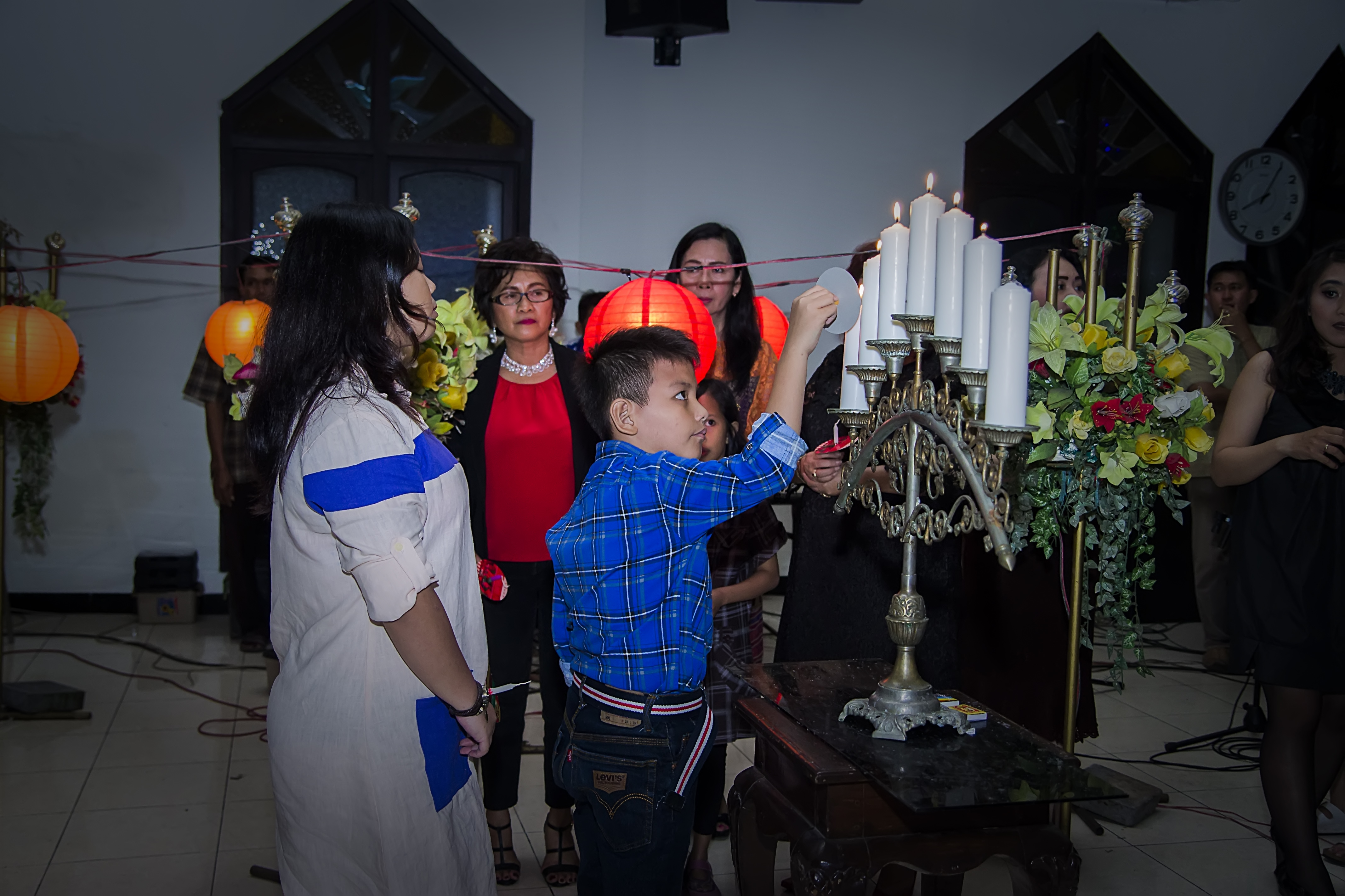 Penyalaan Lilin Natal Penyalaan Lilin Natal