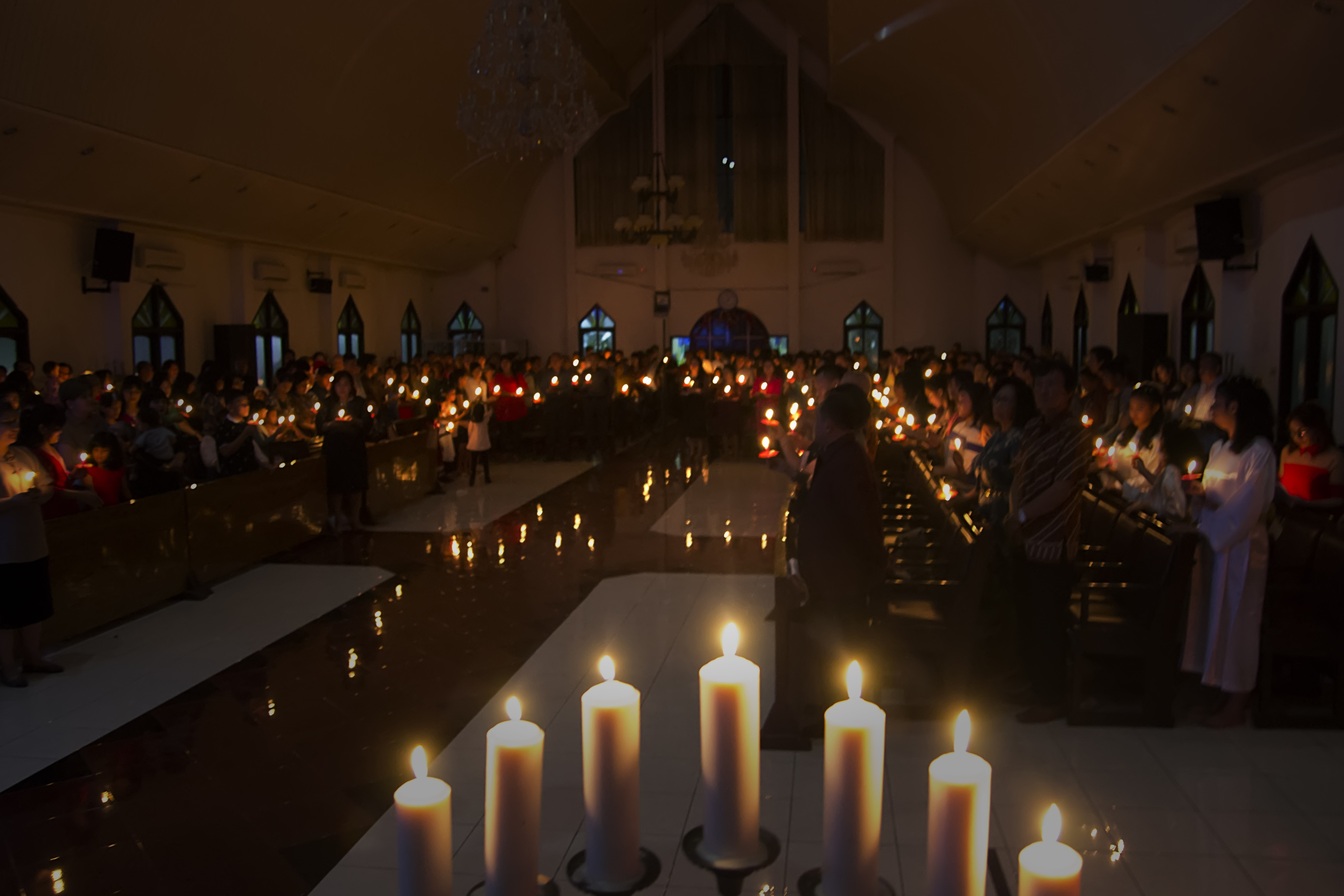 Penyalaan Lilin Natal Penyalaan Lilin Natal