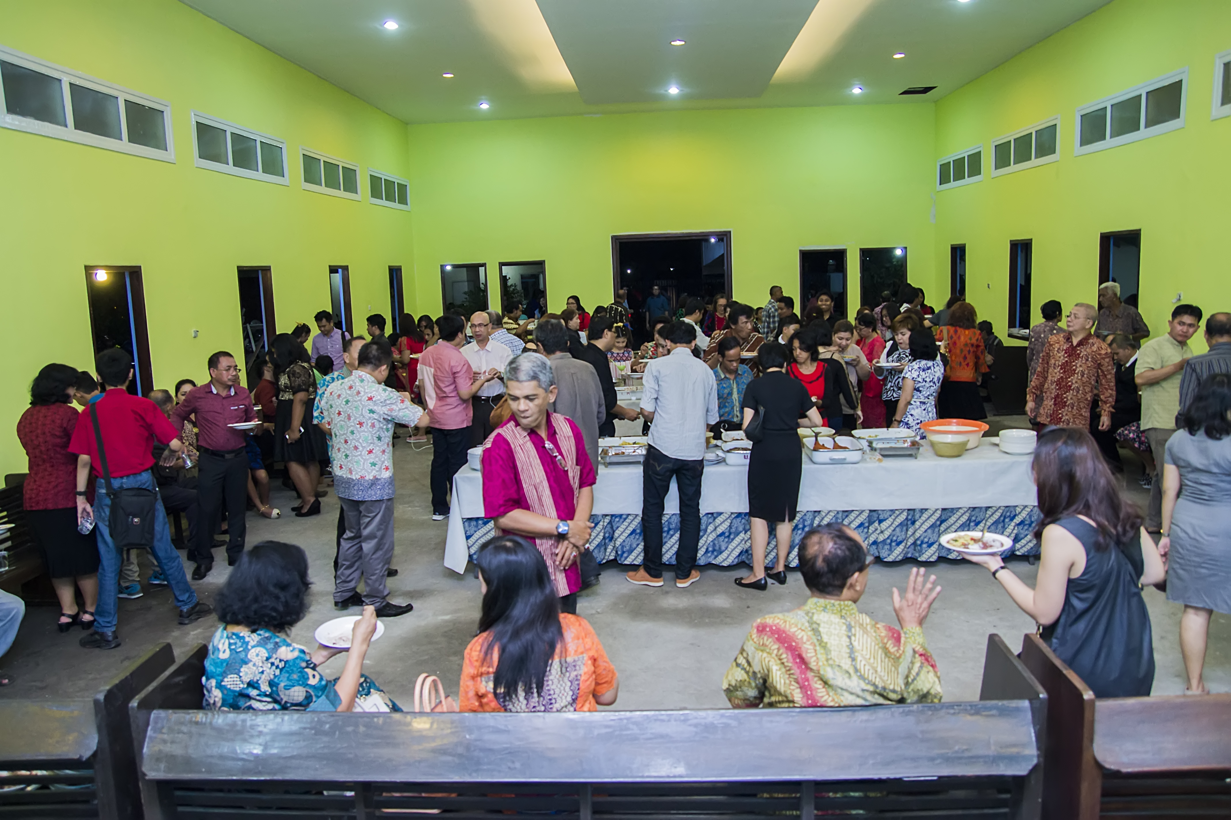 Suasana Jamuan Kasih Natal Jemaat Suasana Jamuan Kasih Natal Jemaat